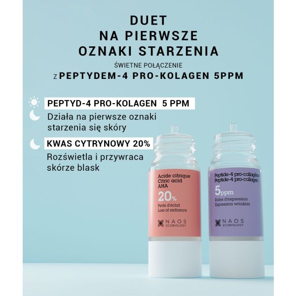 Kwas cytrynowy AHA 20% do twarzy 15 ml